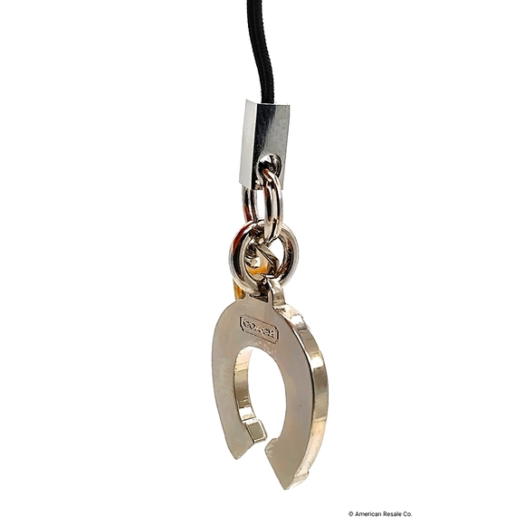 JUST IN! COACH Lucky Horshoe Fob Lanyard, Phone or Purse Charm Add to Keychain - Picture 5 of 8